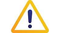 ícono de signo de advertencia