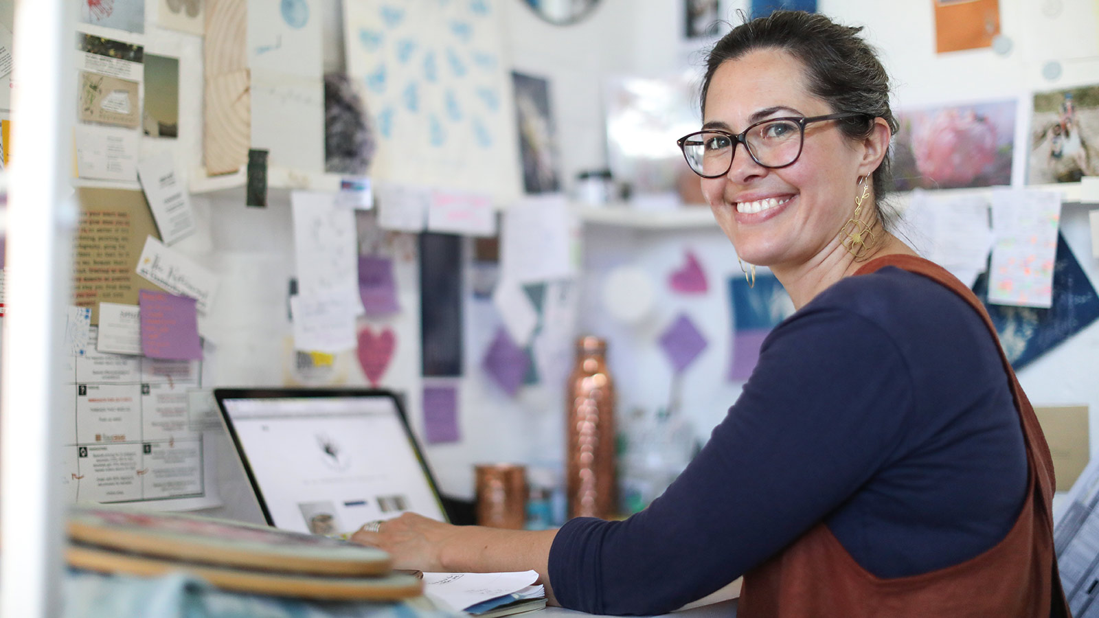 Mujer sonriendo