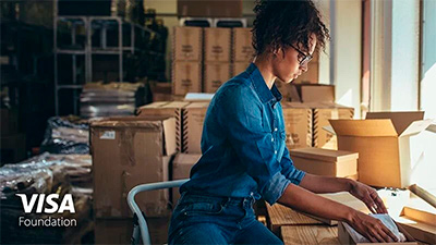 Mujer trabajando