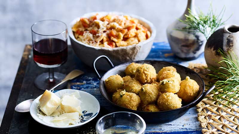Platos de comida gourmet